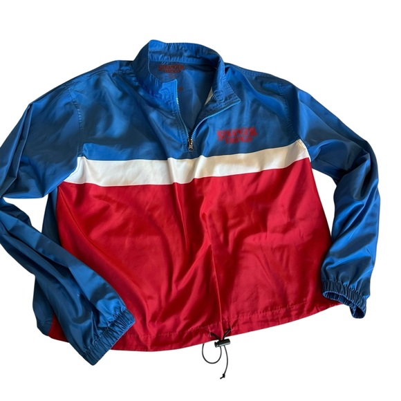 Netflix Blue and Red Women's Jacket - Picture 1 of 3